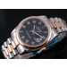 Rolex Datejust Rose Gold Black dial Arabic numerals Two toned strap Automatic Watch