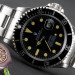 Rolex Submariner Vintage Watch Yellow Hour Markers Black