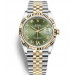Rolex Datejust 36 Two Tone Gold Watch 126233-0025 Jubilee Olive Green
