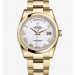 Rolex Day-Date Gold Watch Oyster Bracelet White Dial