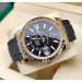 Rolex Sky-Dweller Watch Gold 326238-0009 Black Dial