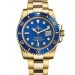 Rolex Submariner Date Gold Watch 116618GL Blue