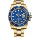 Rolex Submariner Date Gold Watch 116618GL Blue