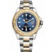 Rolex Yacht-Master Two Tone Gold Watch 16623-0001 Dark Blue